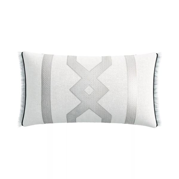 Sefa Cushion - White Silver